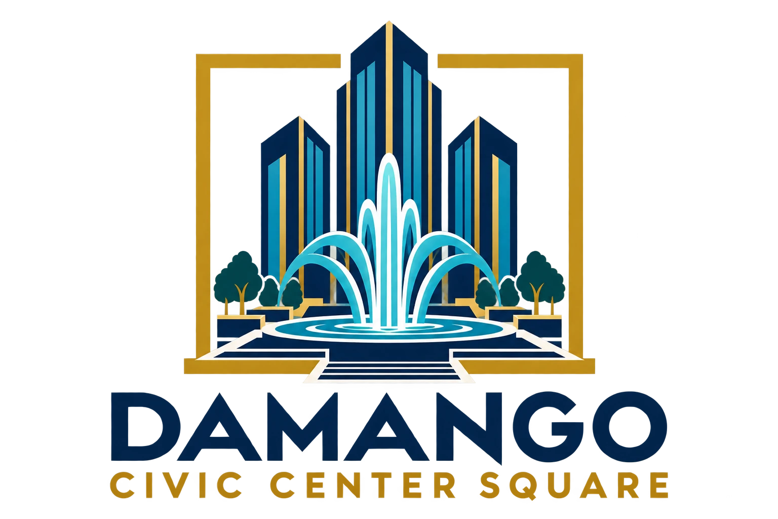Damango Civic Center Square approved logo